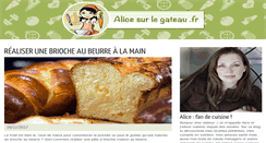 Desktop Screenshot of alicesurlegateau.fr